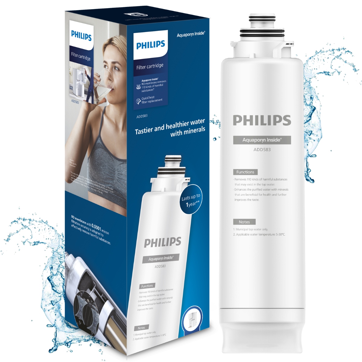 Philips ADD583 filtr wymienny 5w1 do dystrybutora wody ADD6920BK