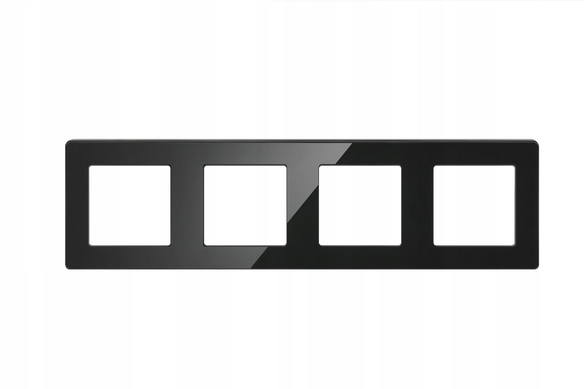 Poczwórna ramka czarna szkło do urządzeń serii RM