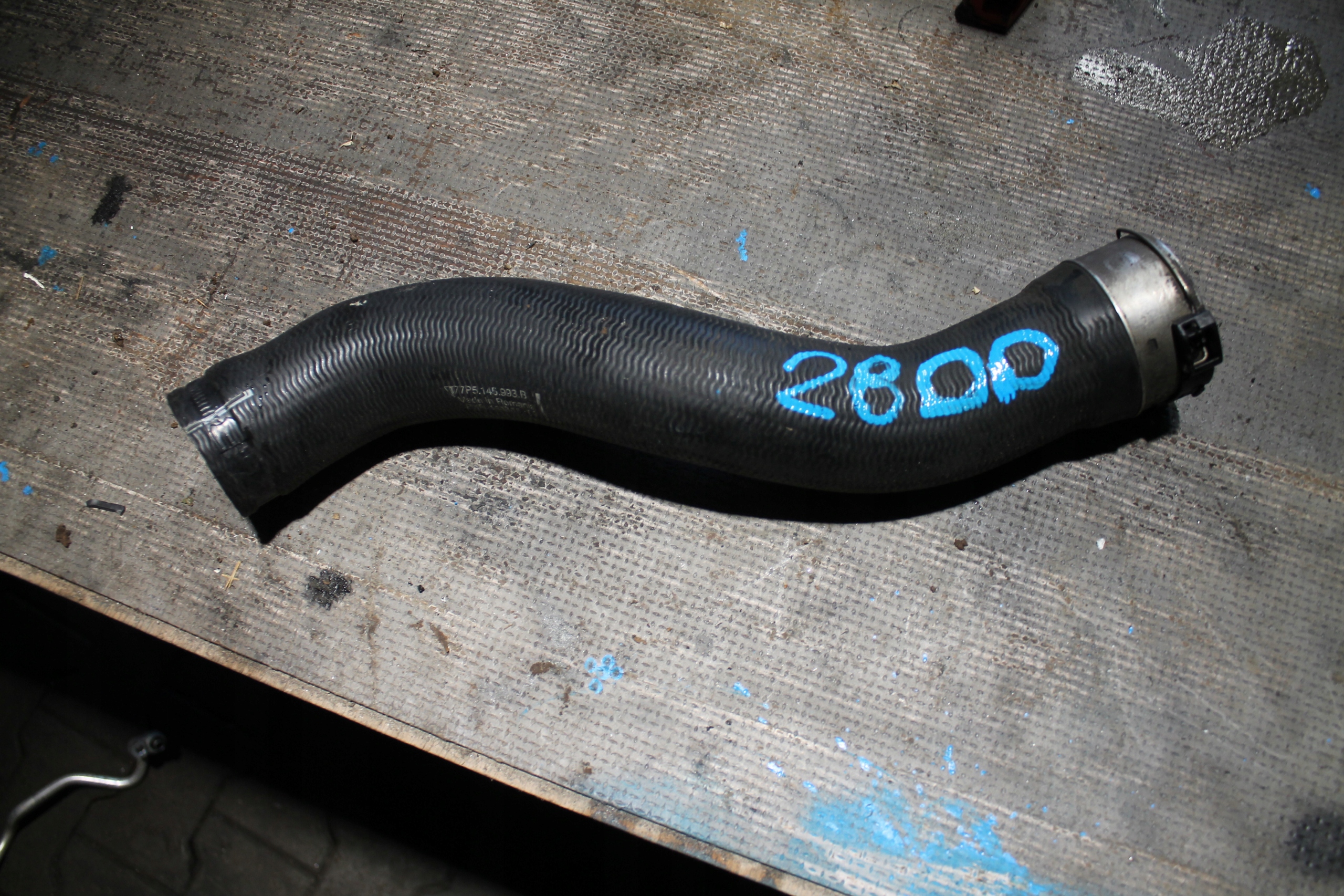 2800. rohr intercooler PORSCHE CAYENNE 7P5145993B