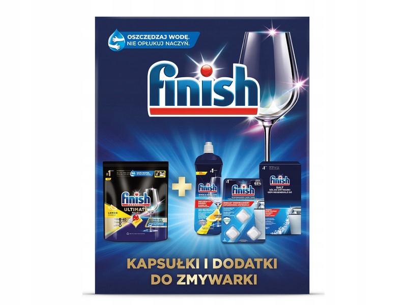 

Zestaw środków czystości Finish Mixcase Quantum