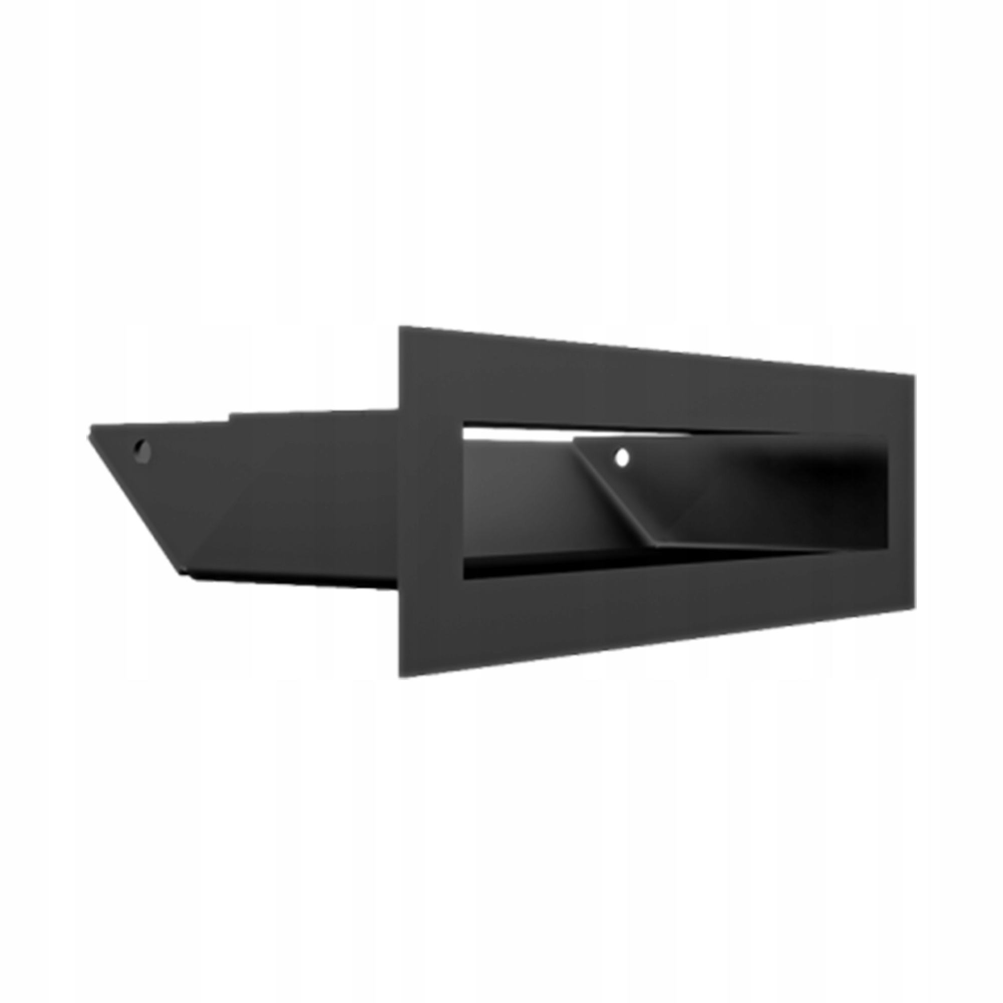 Komínková mřížka podlouhlá Luft 6x40 cm černá