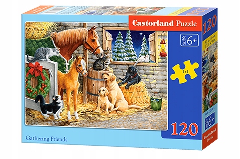 

Puzzle 120 el. Wigilia wśród zwierząt, Święta