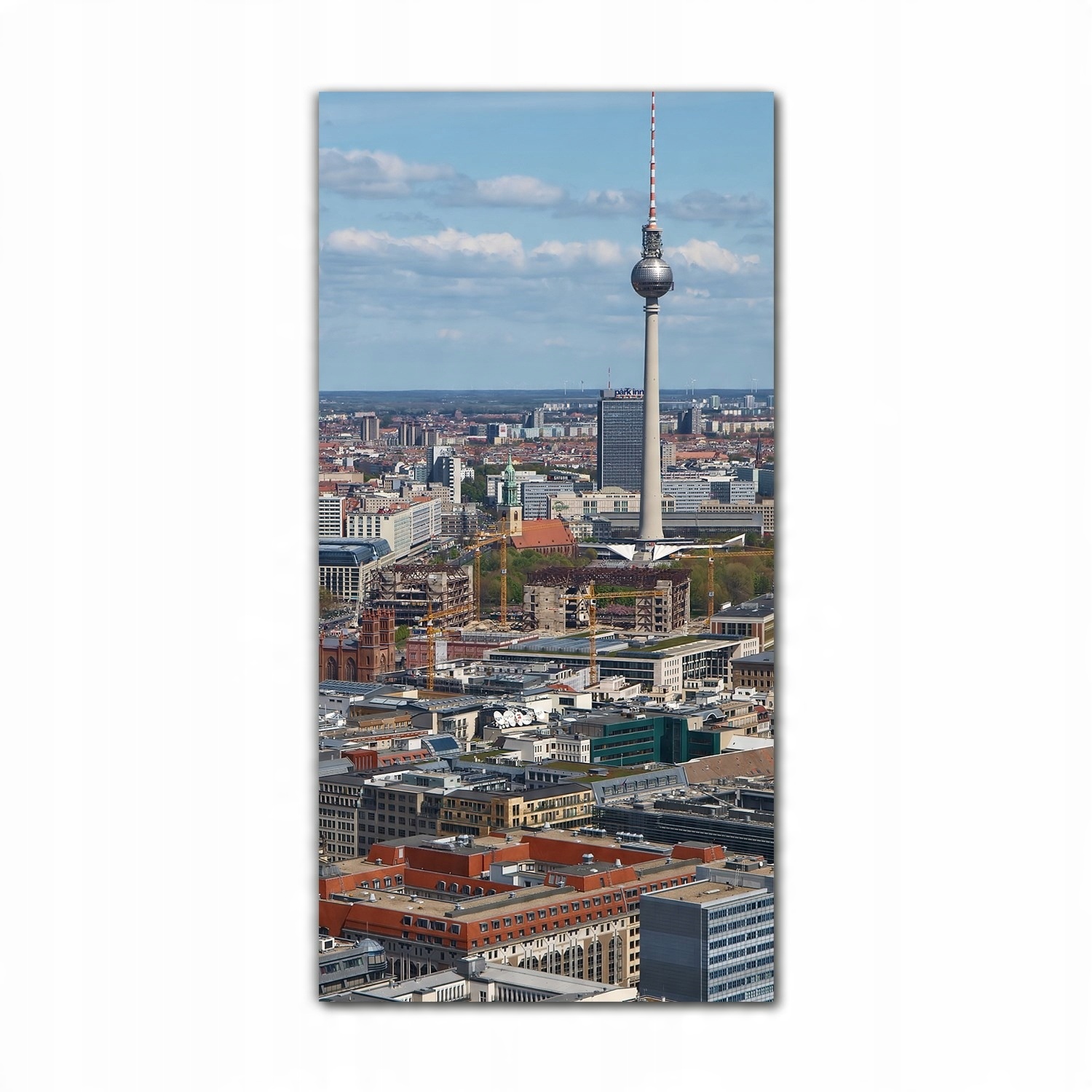 

Foto-obraz szklany do salonu 60x120 Berlin ulica