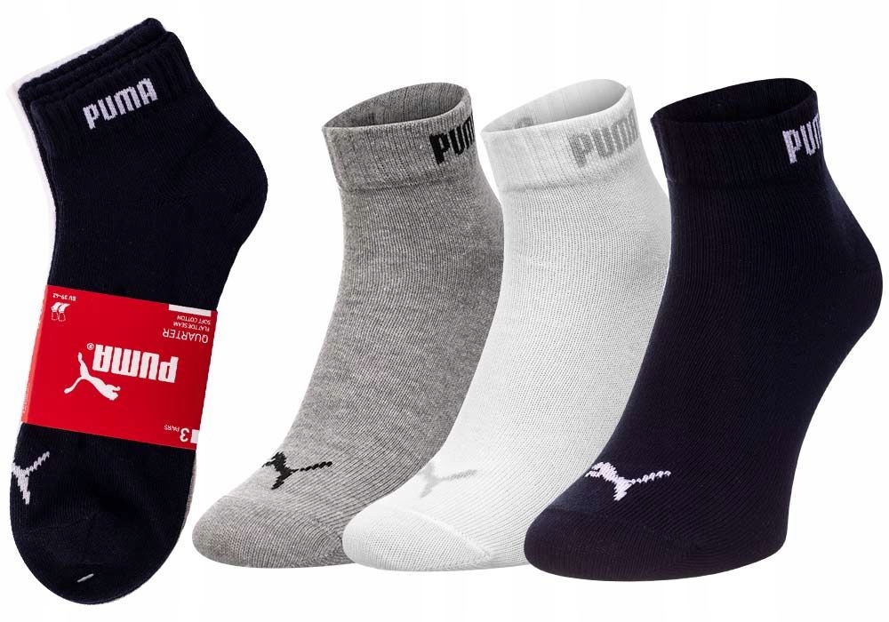 

Puma Skarpetki Stopki 3 Pary r.43-46