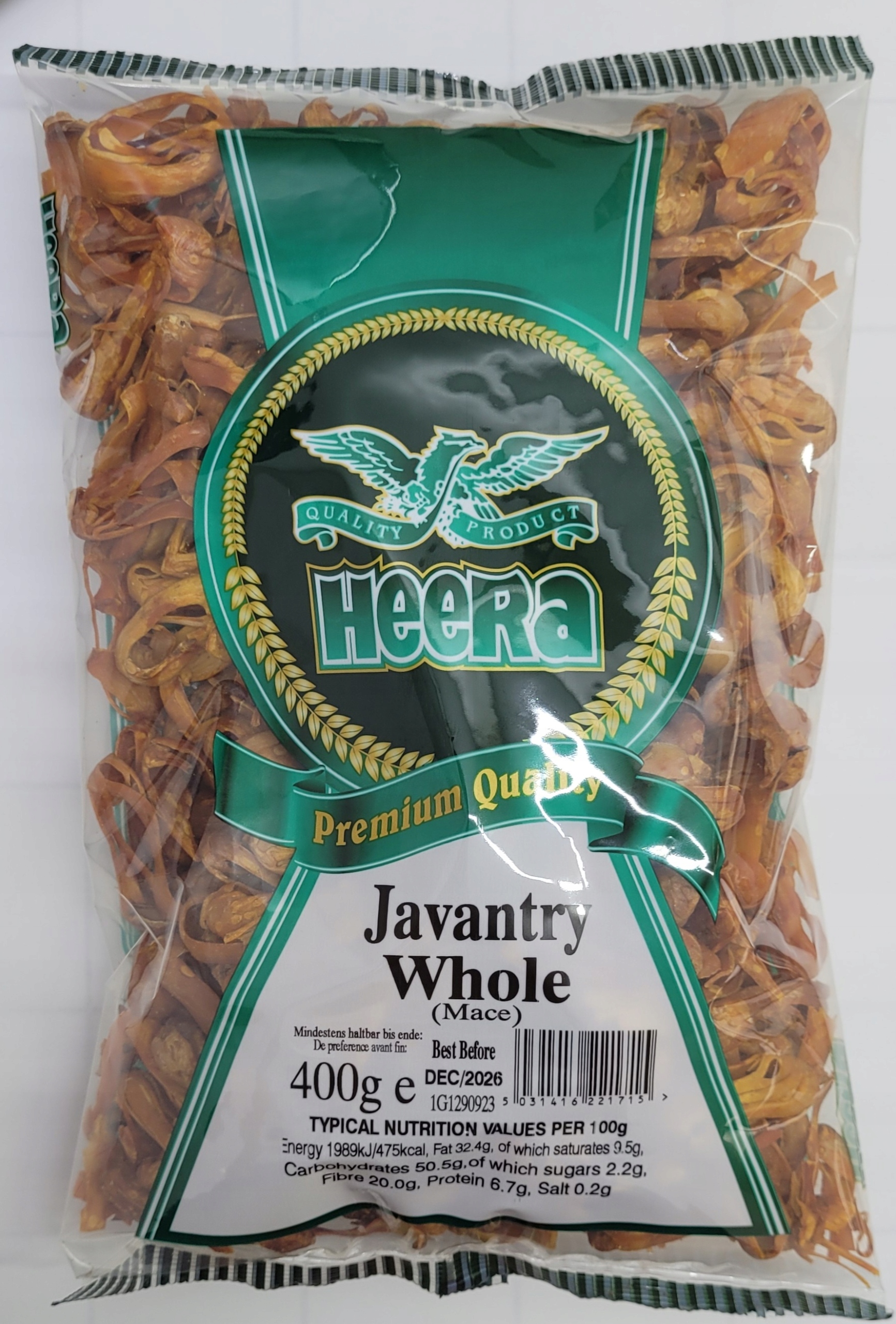 Kwiat Gałki Muszkatołowej 400 g – Javantry Whole Mace Heera