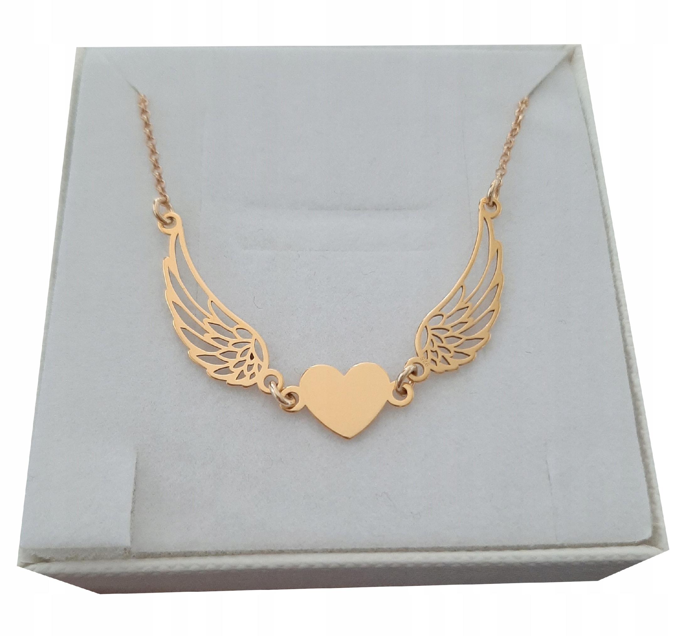 

Złoty łańcuszek Skrzydła Anioła wings Grawer 50 CM
