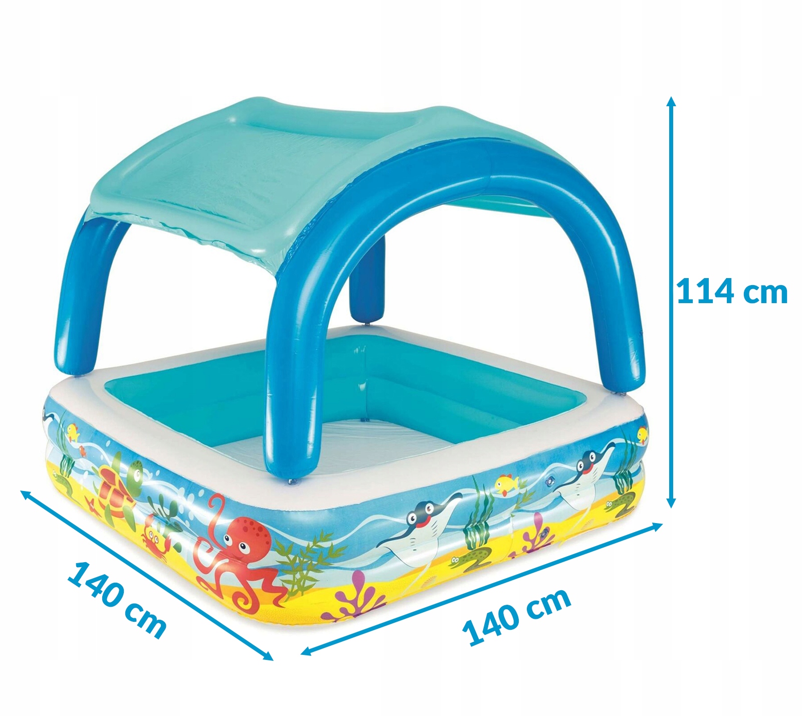 basen 147x147x122cm z odpinanym daszkiem | 52192 BESTWAY — 14