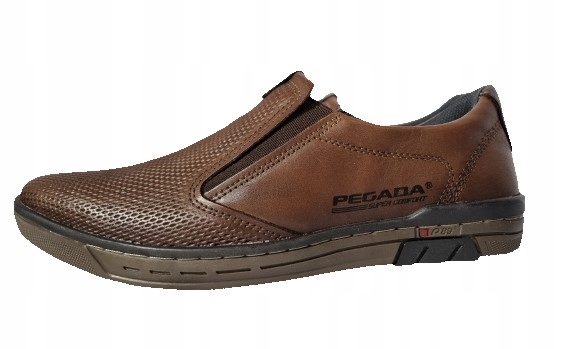 Pegada 119303-02 Pánské polobotky hnědé r45