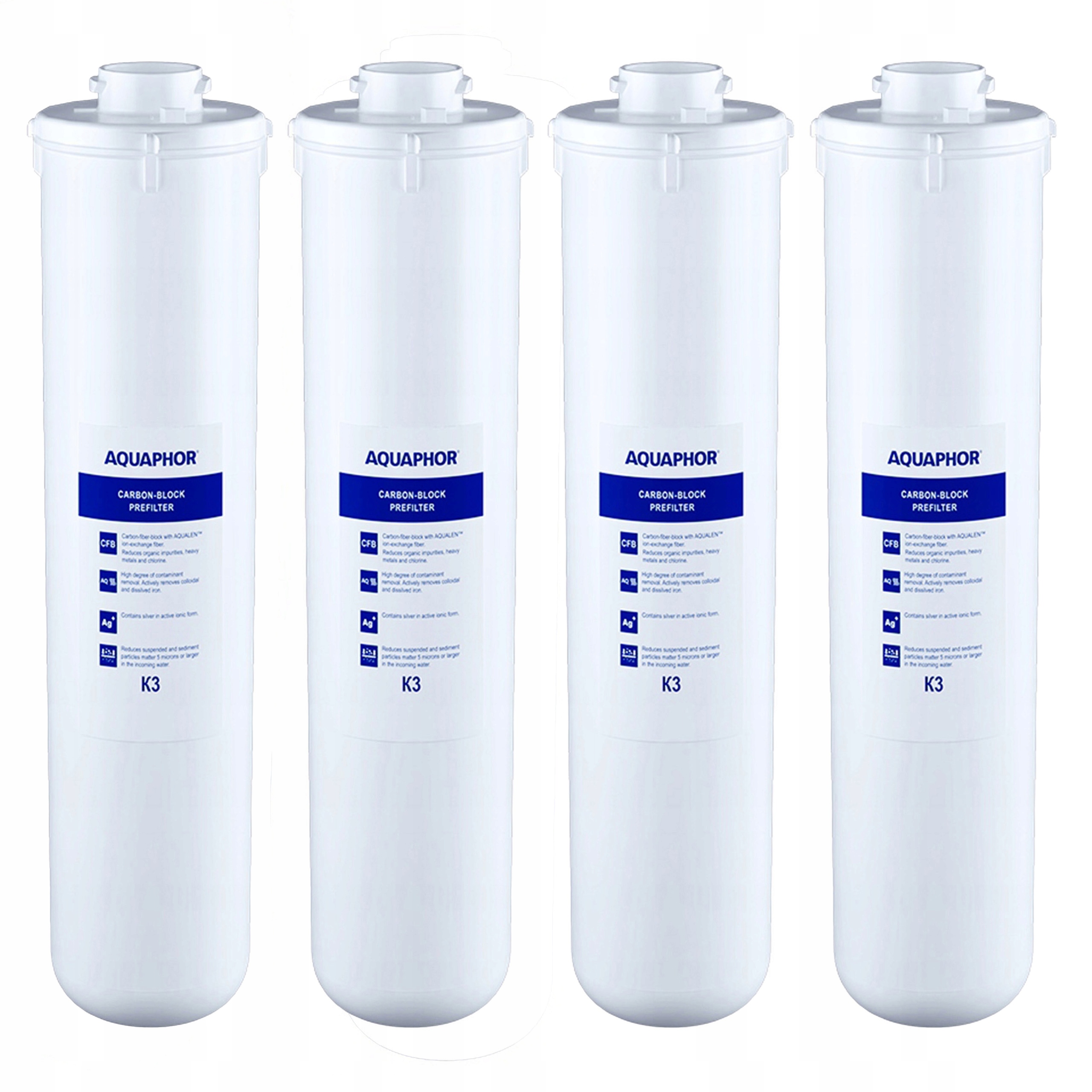 Filtračná vložka Aquaphor K3 vymeniteľná do filtra pod umývadlo 4ks