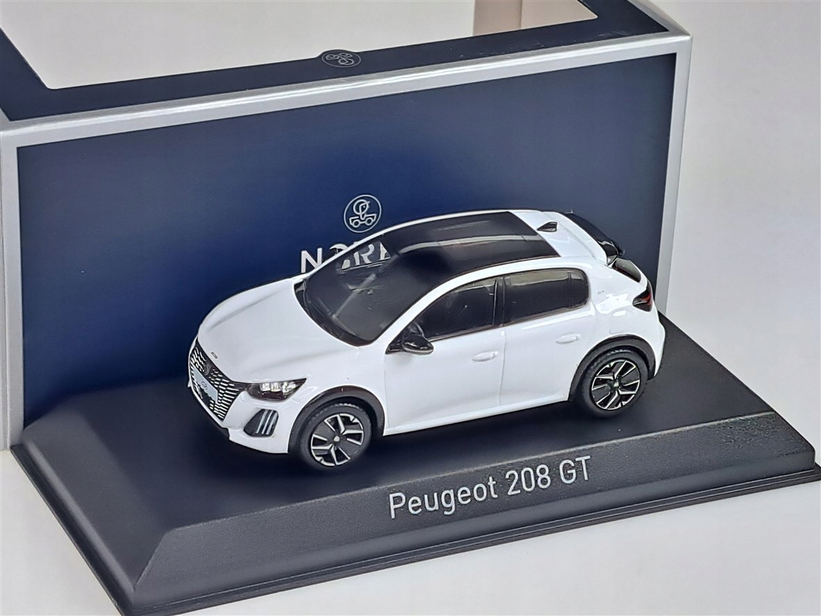 Norev Peugeot 208 Gt 2024 Bianca White 1:43