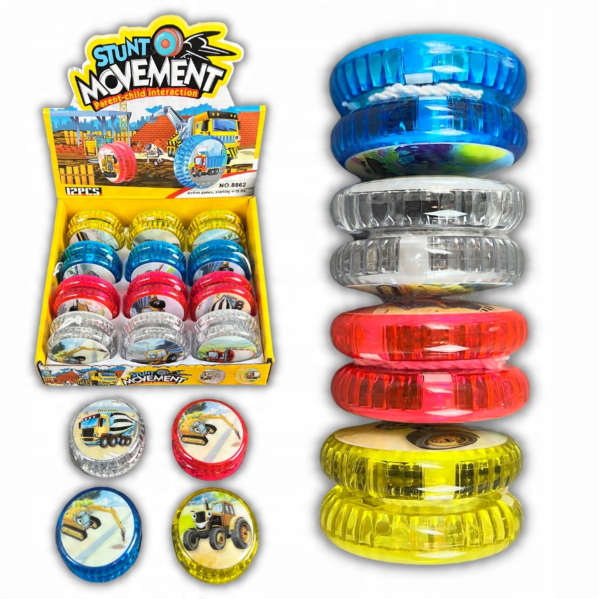 

Jojo Świecące Led Kolorowe 5,5 CM Yoyo Spin