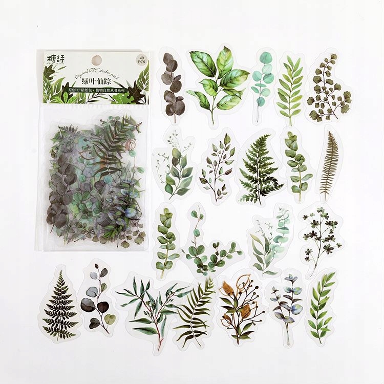 

Naklejki Do Dziennika Planera Scrapbooking Rośliny