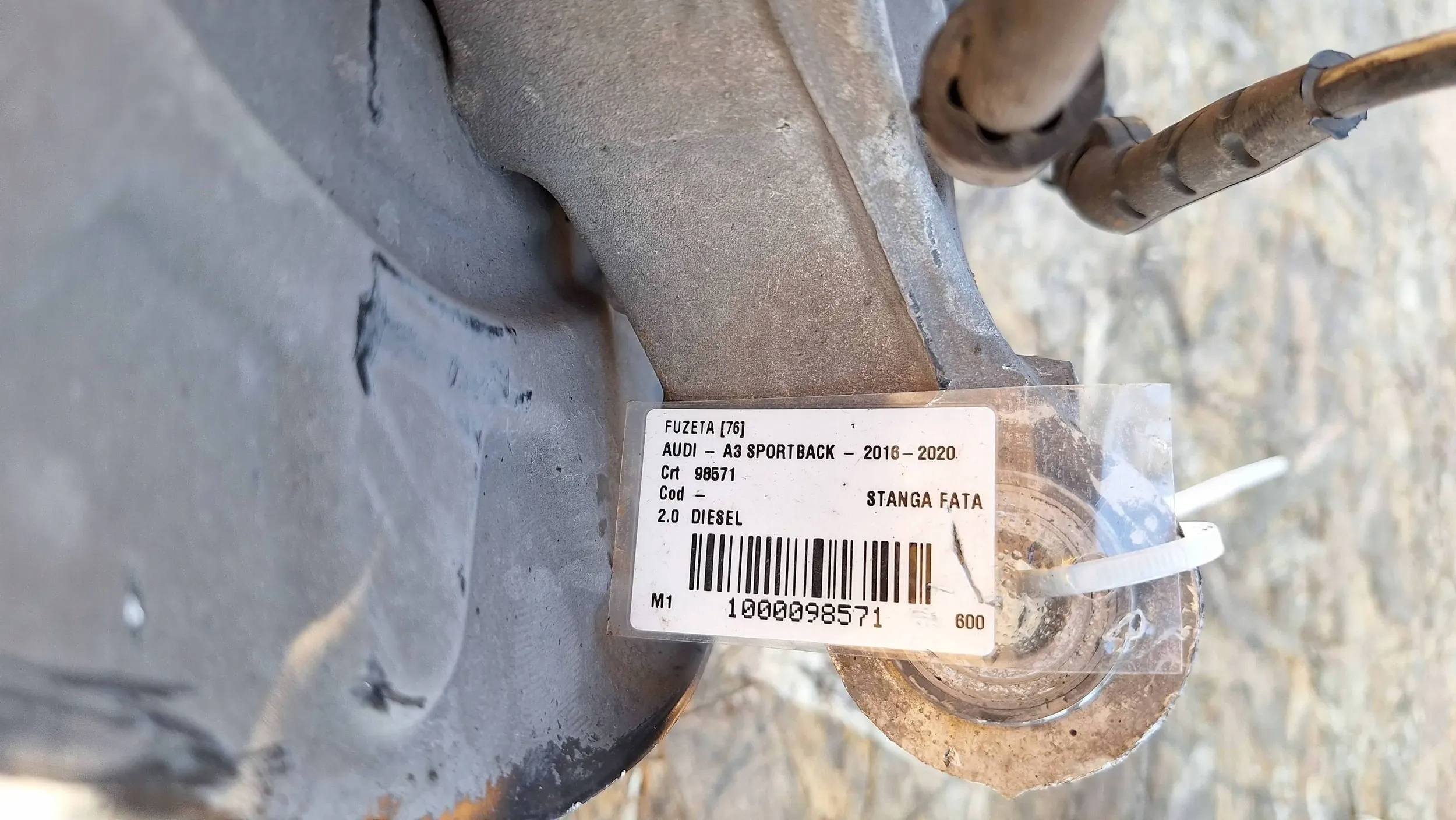 swing shock absorber left front 5Q0407258A 8V0413031S AUDI A3 S3 8V 2.0TDI