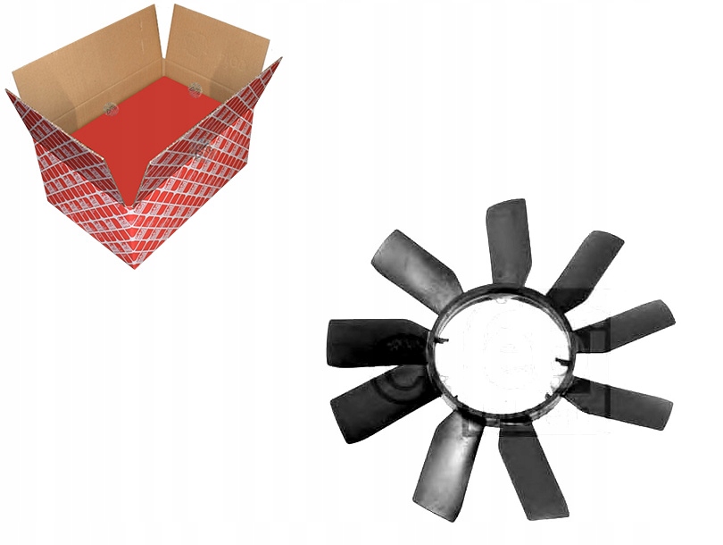 WIATRAK WENTYLATORA (ŚR. 430 MM ILOŚĆ ŁOPAT 9) MER