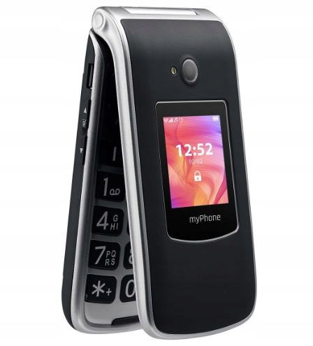 Telefon komórkowy z klapką dla seniora MYPHONE Rumba 2 Ze stacją ładującą Wbudowana pamięć 32 MB