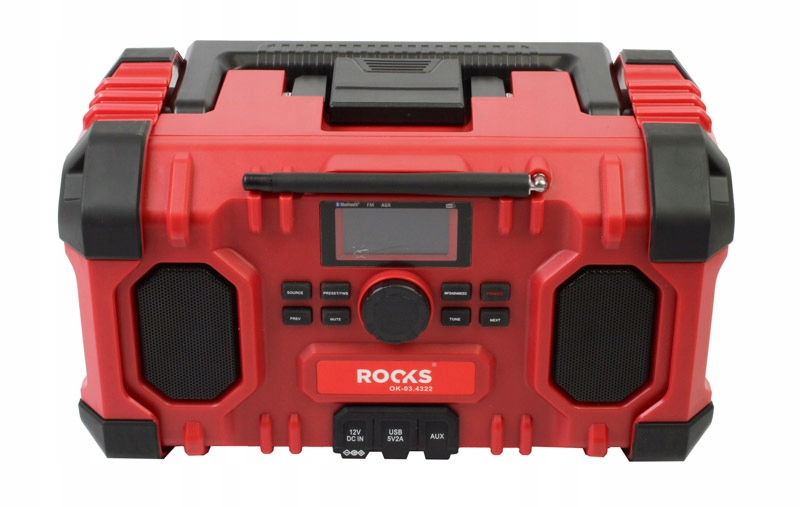 Rooks 20V Aq-one Rádio Music Work, Bt, Dab+, 15W, 2AH