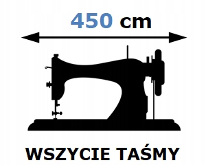 

Usługa wszycia taśmy do firany o szer. 450cm
