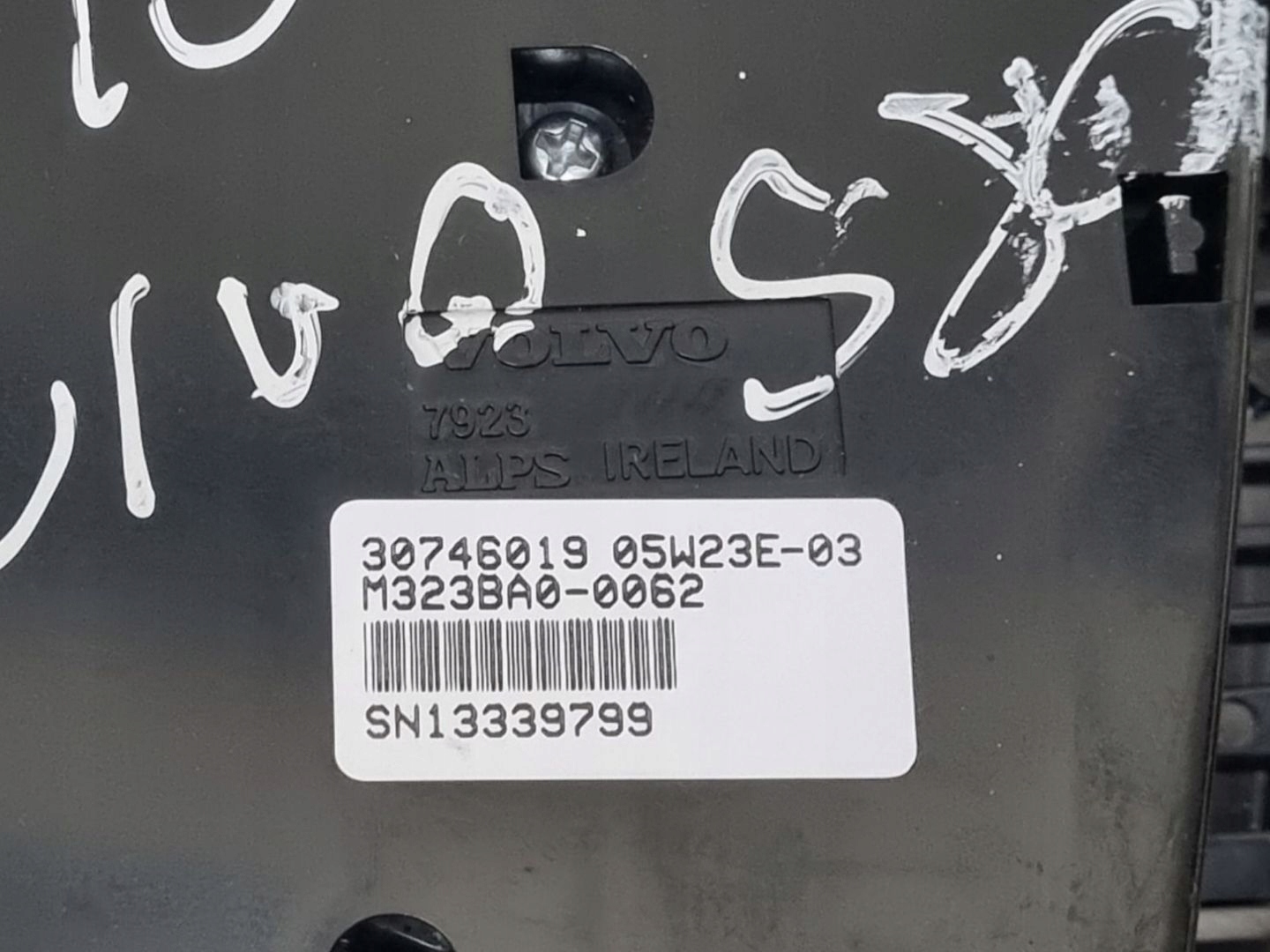 vezérlö panel a klímának Volvo S80 facelift 2006 30746019