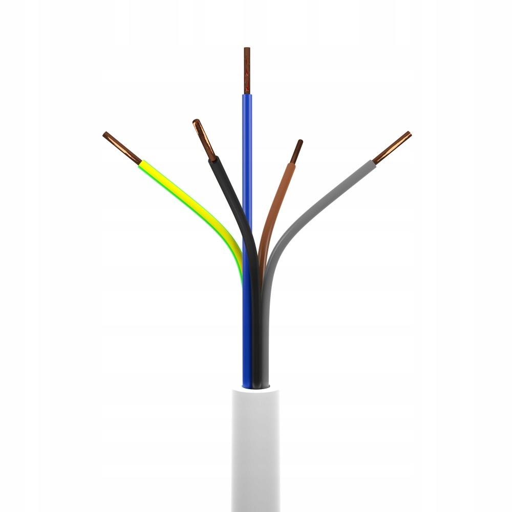 100 m Kábel 5x2,5 mm2 Ydy žo okrúhly 450/750V