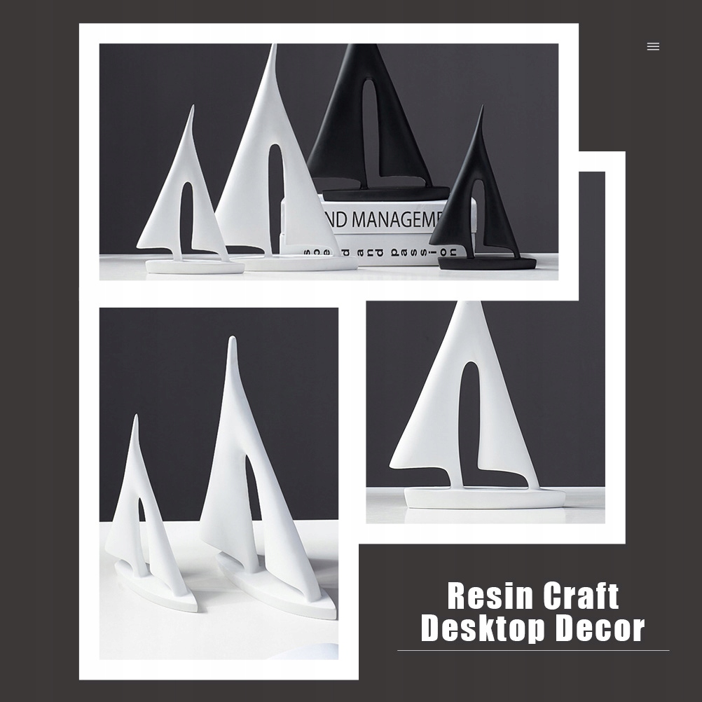 OZDOBA RZEMIOSŁA Z ŻYWICY MODEL ŻEGLARZA OZDOBA Marka bez marki