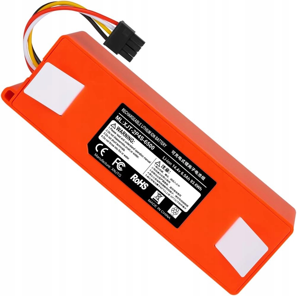 24mc 6500mAh Pojemna Bateria Do Xiaomi Roborock s50 s51 s55 14,4V