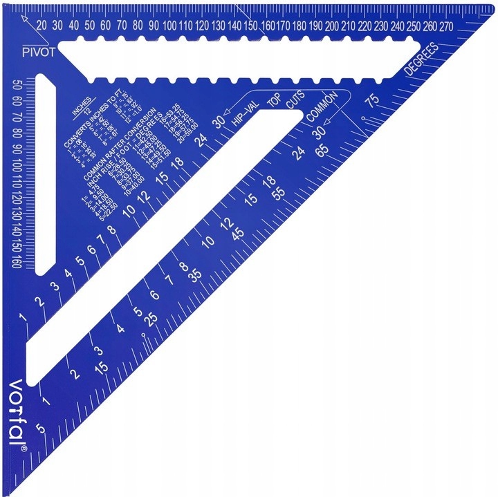 

Aluminiowy Kątownik Stolarski Ciesielski 300mm Lux