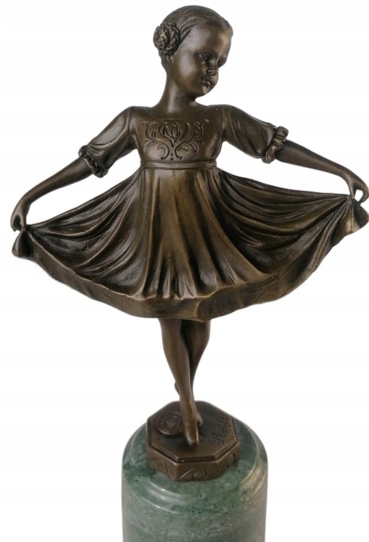 Figúrka Figurka Bronzová socha Baletka Tanečnica Figurka Ozdoba Kancelária