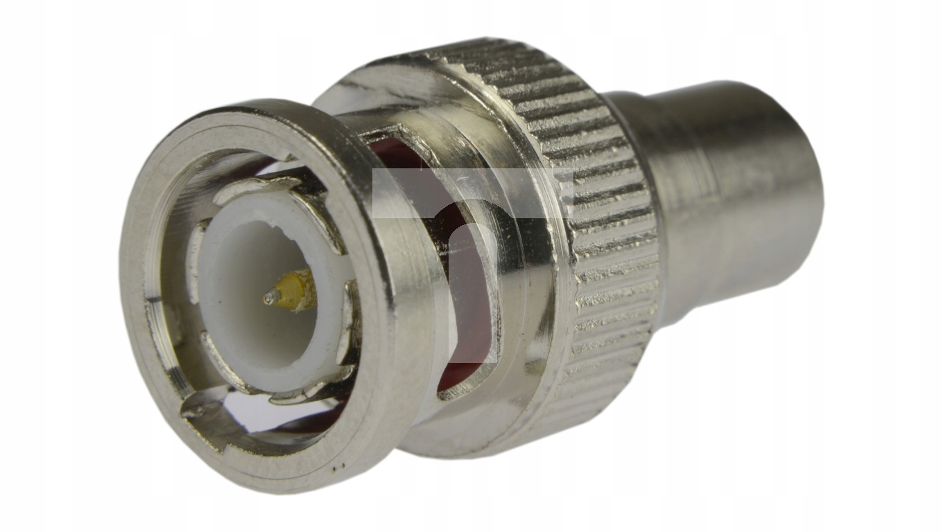 Przejście Adapter BNC (wtyk) / RCA Cinch (gniazdo) do łączenia kamer mon