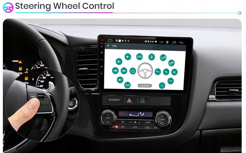 Radio ANDROID 12 Mitsubishi Outlander 3 GPS WiFi 4/64 Rodzaj brak informacji