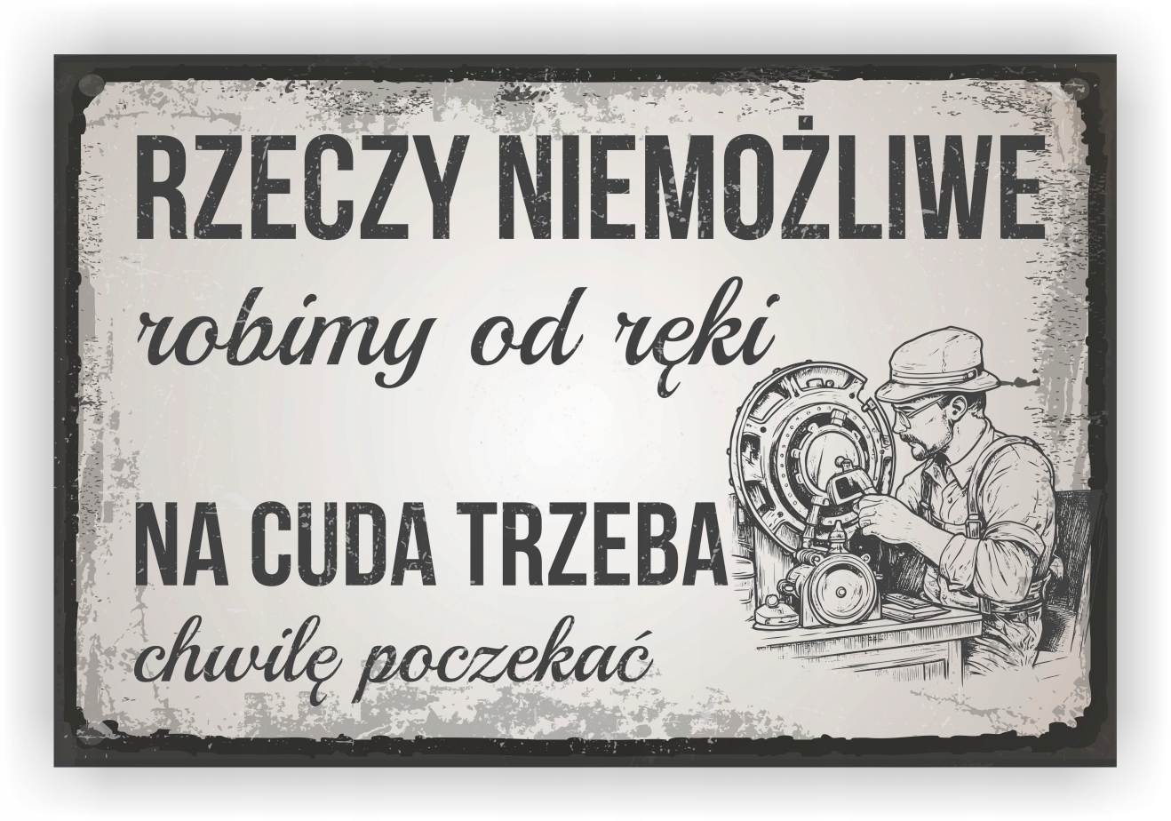 Tabliczka PRL (43) 20x30 cm