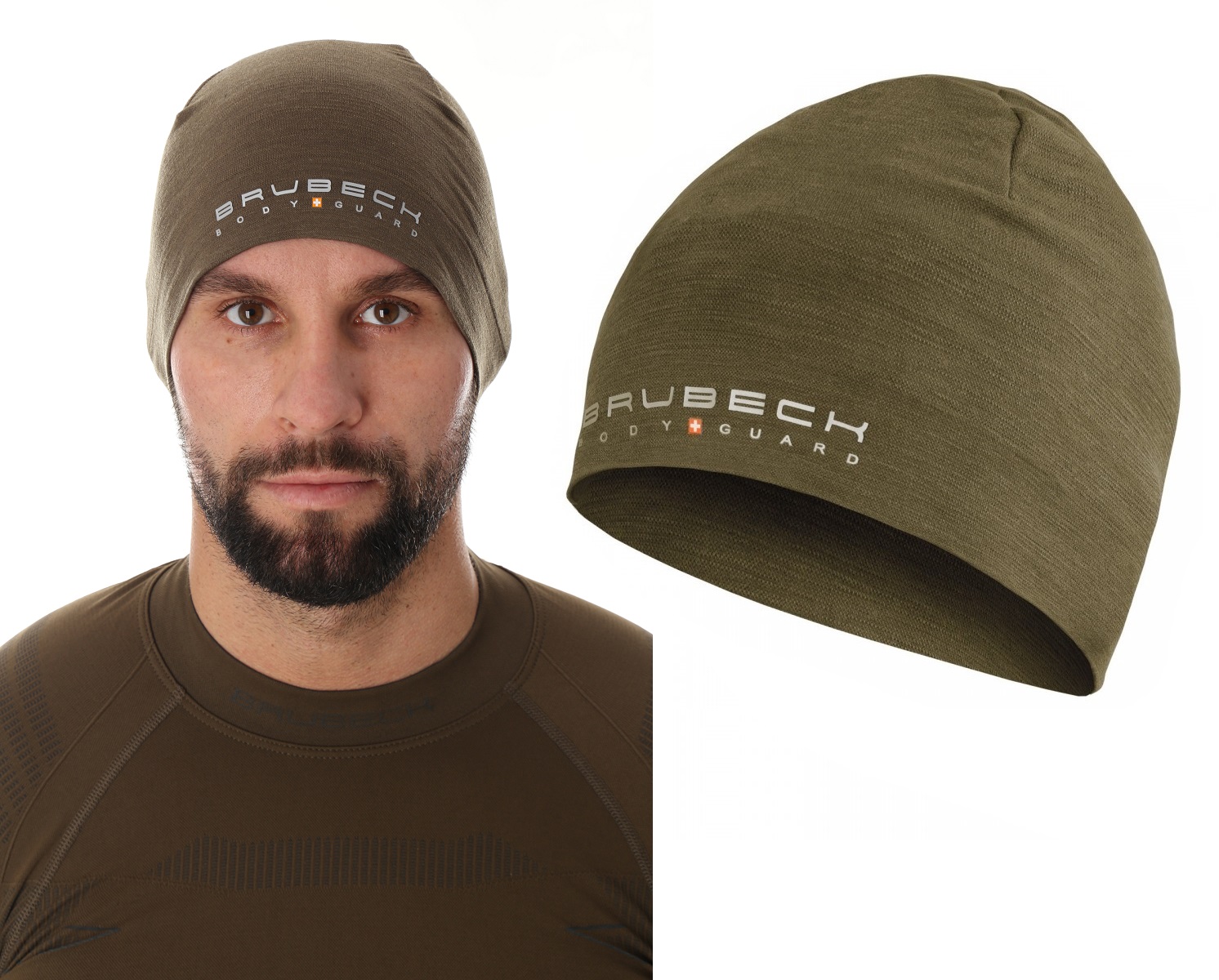 Brubeck Ciepła Wełniana Czapka Na Zimę Jesień L-XL