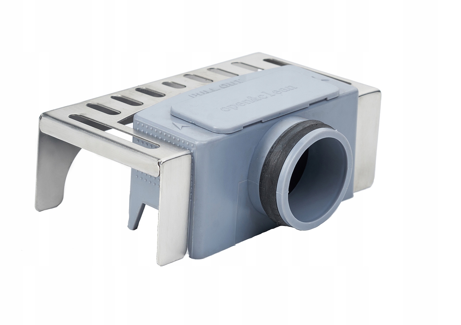 SANITLINE Odpływ liniowy CZARNE SZKŁO 60cm 52mm PL Długość 60 cm