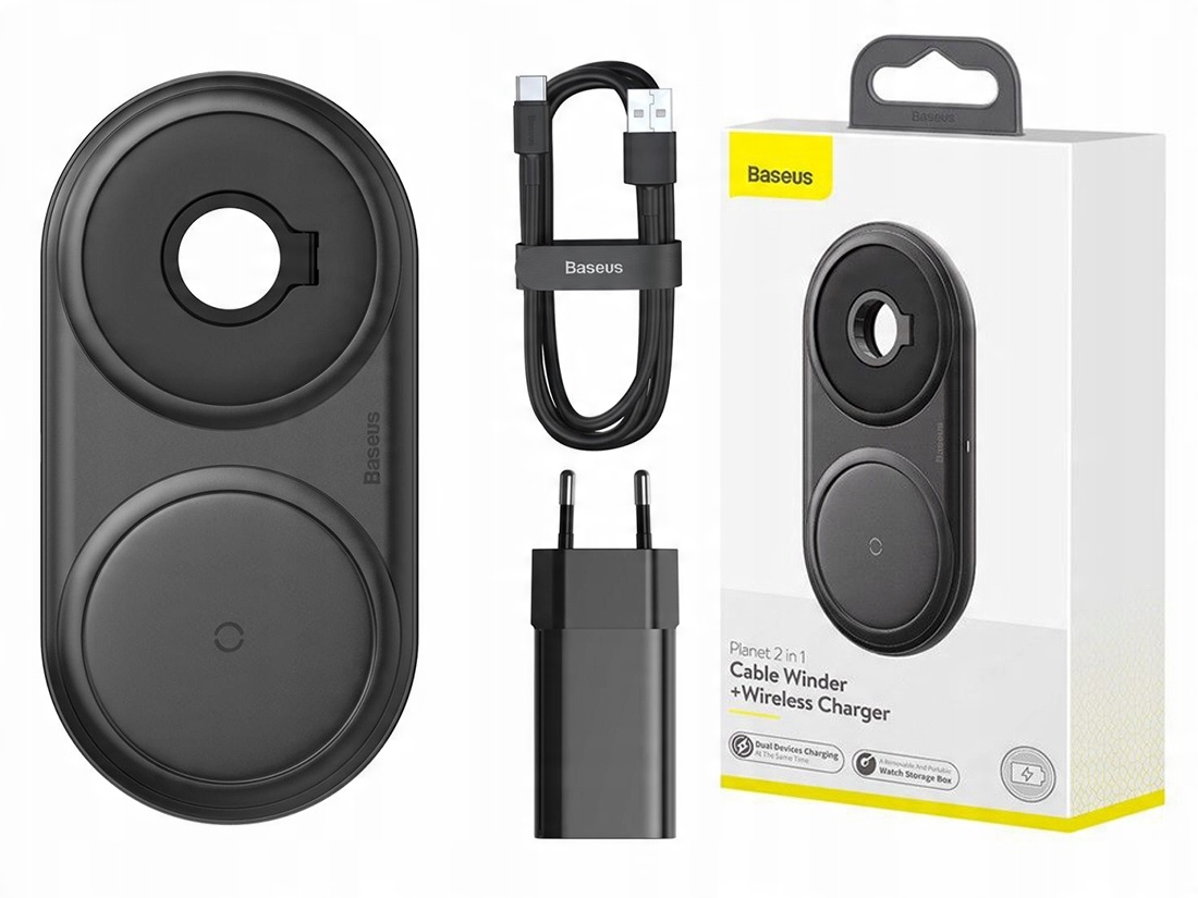 

Ładowarka Indukcyjna 2W1 Do - Iphone/apple Watch