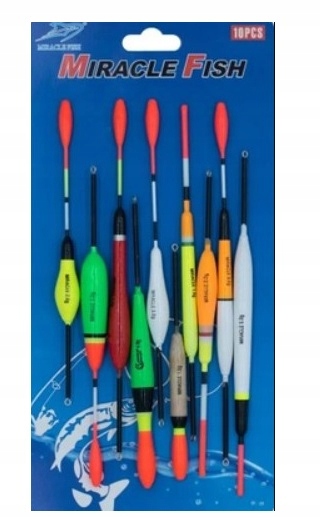 ZESTAW SPŁAWIKÓW Przelotowych20 szt Miracle Fish EAN (GTIN) 6999675823127