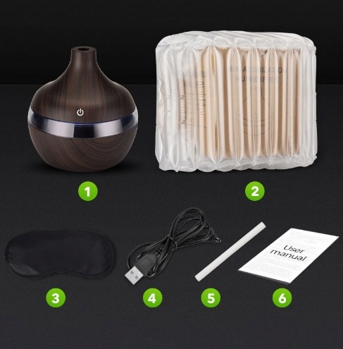 HIT! Nawilżacz powietrza Dyfuzor Zapachowy +GRATIS Kod producenta 3123