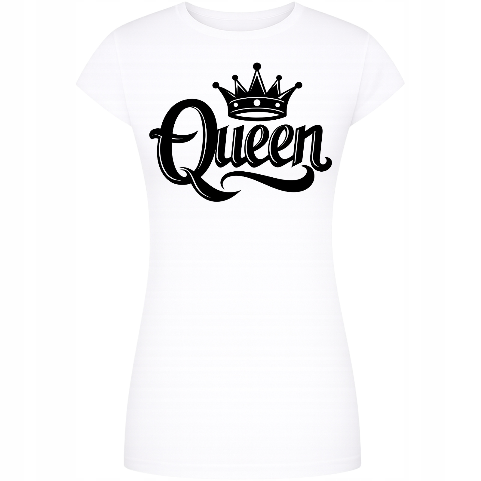 2x Koszulka dla Par Matching King Queen Prezent Komplet na WALENTYNKI S Rozmiar S