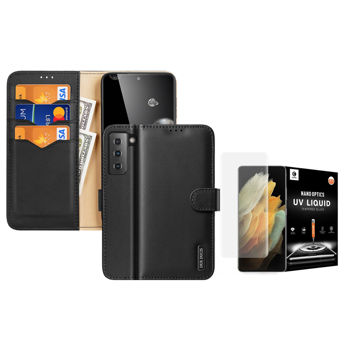 

Duxducis Etui Do Galaxy S21+ Plus + Szkło 3D Uv