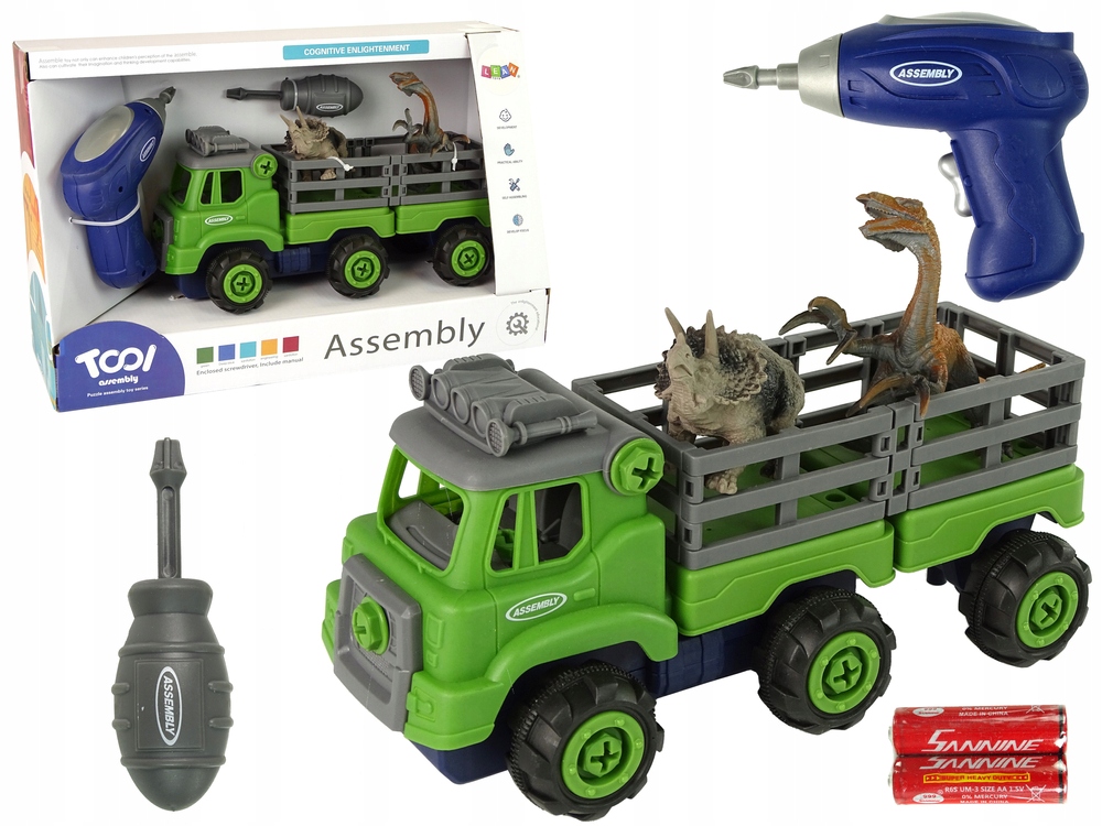 

Ciężarówka Transport Z Dinozaurami Wkrętarka
