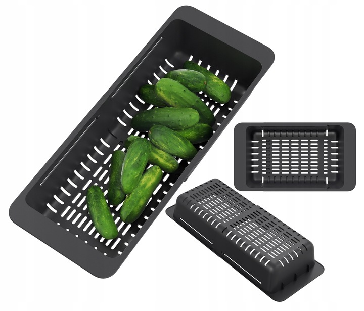 ZLEWOZMYWAK granitowy czarny jednokomorowy BELLO Zestaw Zlew bateria syfon Linia Bello