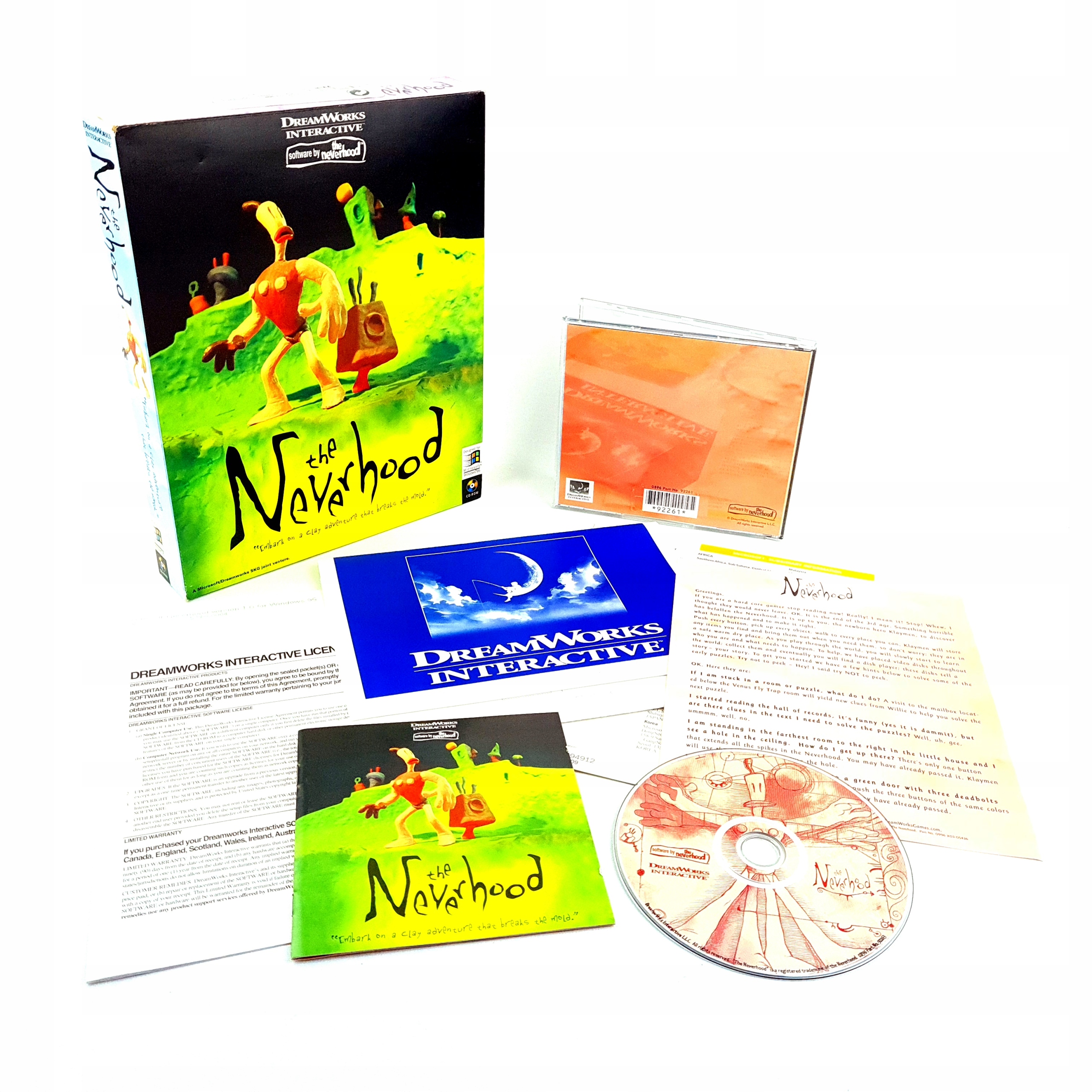 Windows95　CDソフト　the Neverhood ネバーフッド Windows95 CDソフト the Neverhood ネバーフッド テレビゲーム