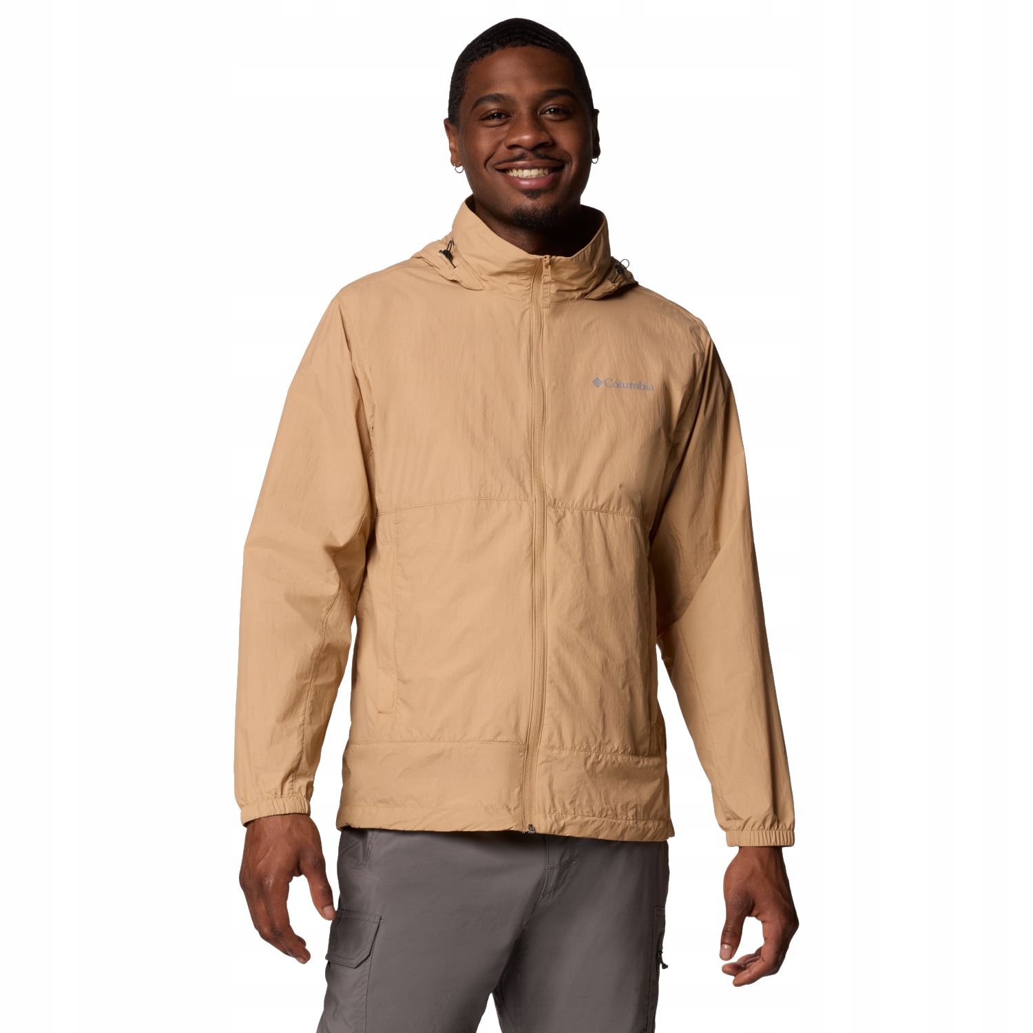 Columbia Loop Basin Windbreaker Jacket [M] Pánská bunda Nylon Žlutá