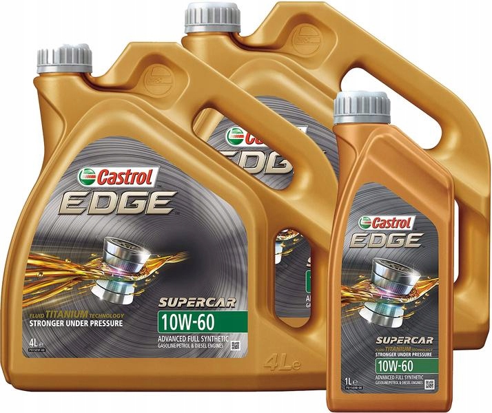 CASTROL EDGE SUPERCAR 10W60 TITANIUM FST 9L Pojemność opakowania 1 l