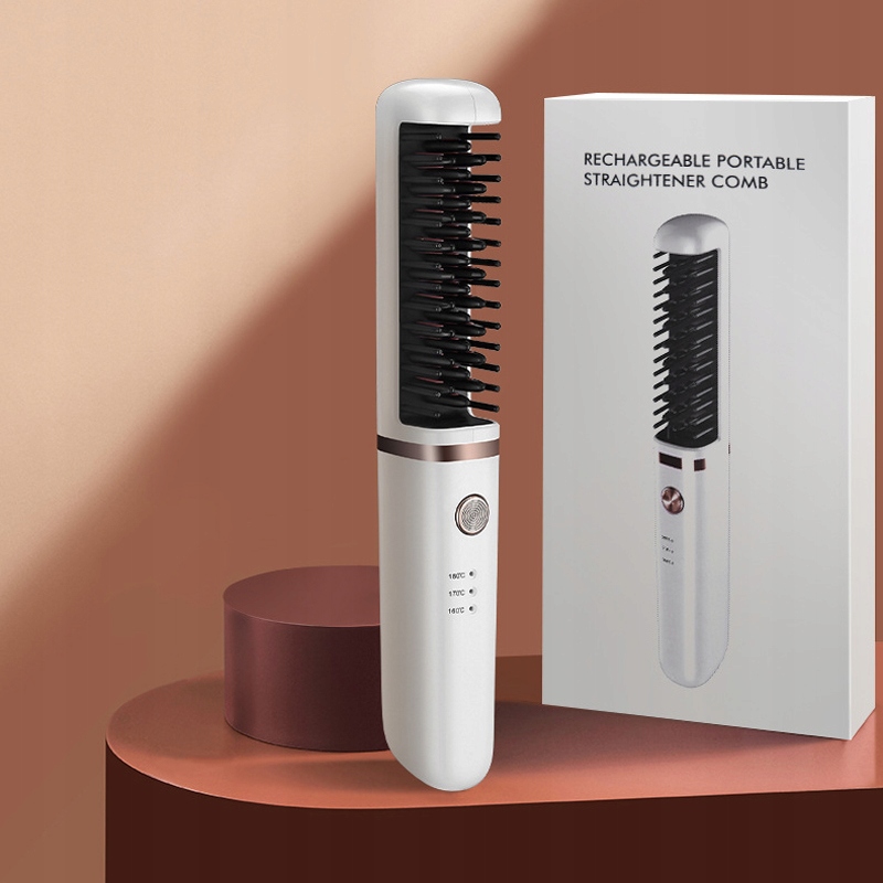 PROSTOWNICA DO PROSTUJĄCA WŁOSÓW CERAMICZNA USB TURYSTYKA PRZENOŚNY MINI Stan opakowania oryginalne