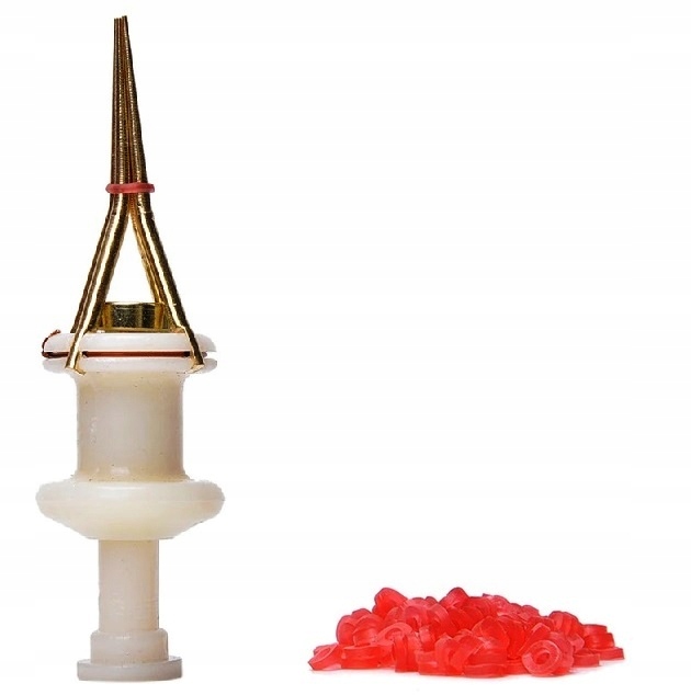 SZCZYPCE ROZWIERACZ PRZYRZĄD ZAKŁADANIA PRZYNĘT OCHOTKI PELETU KULEK+ GUMKI