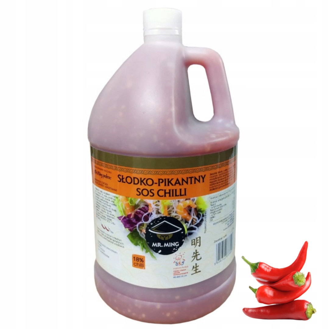 Sos słodko pikantny do sushi do kurczaka 3,78l Mr.Ming HoReCa Duża Butelka