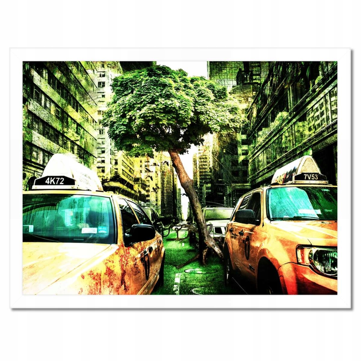Plakáty v rámu 40x30 Zelený New York