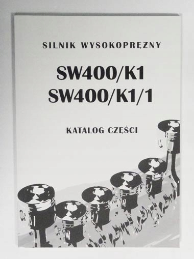 Katalog części do silnika SW-400