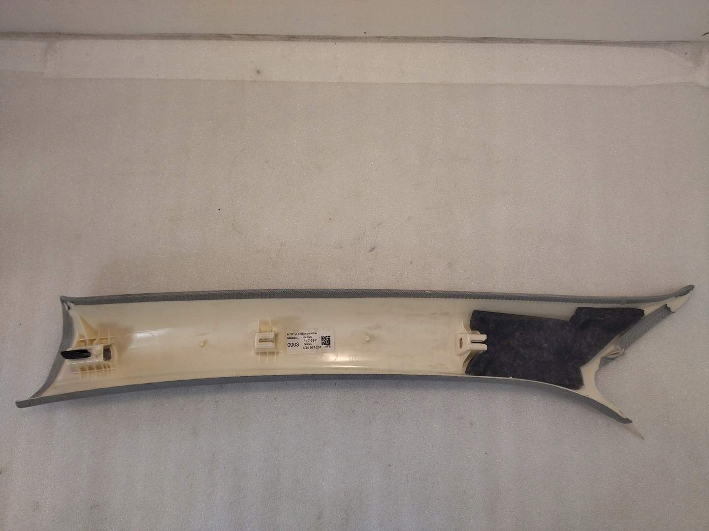 4G0867234 cover pillar trim A right AUDI A6