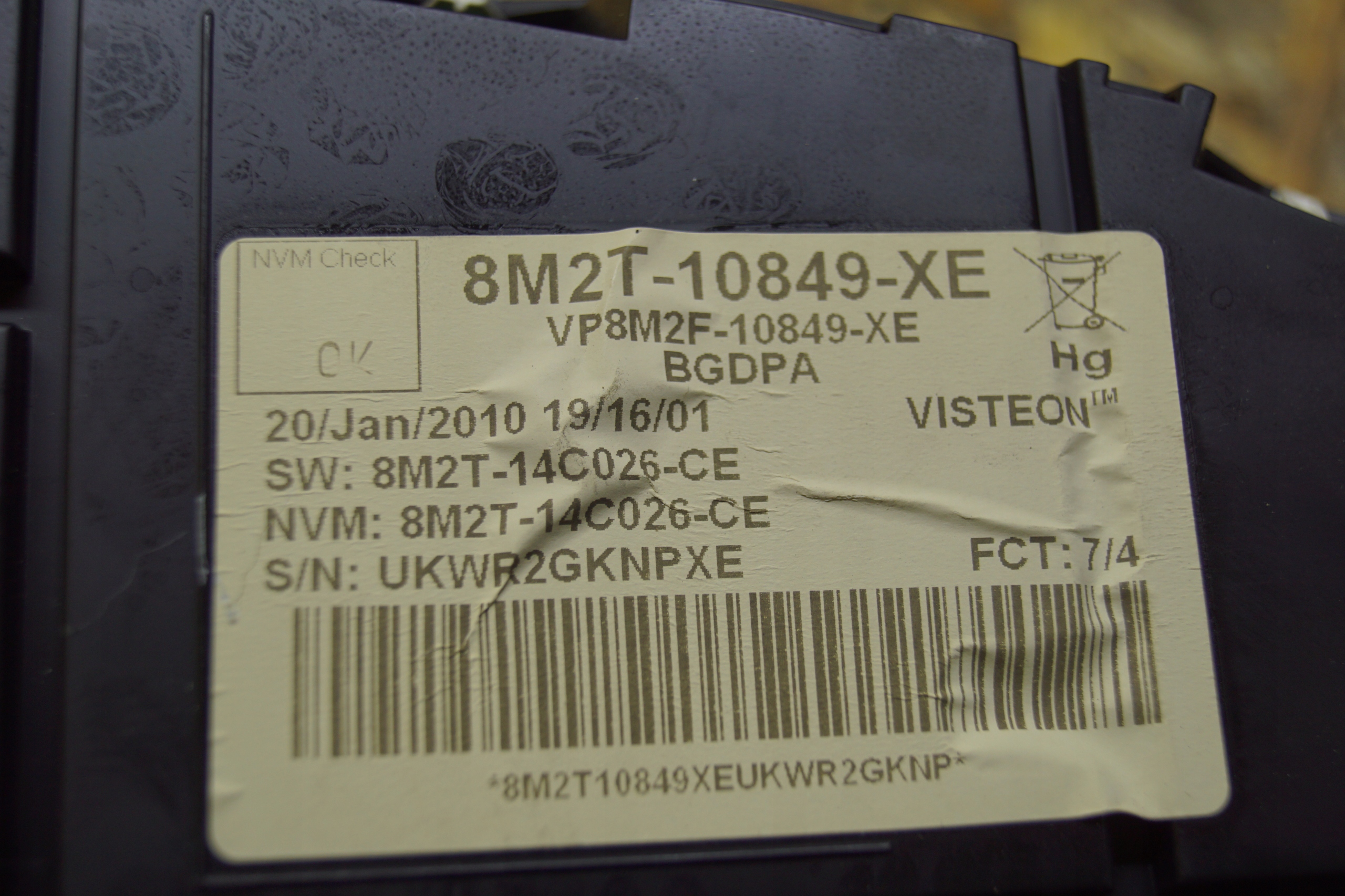 спидометр FORD MONDEO MK4 8M27-10849-XE