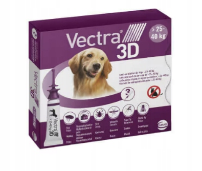 Vectra 3D dla psów 25-40 kg 3 dawki